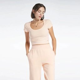 Топ с джърси Reebok CL WDE