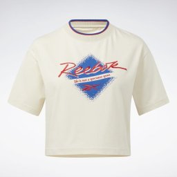 Тениска с графичен дизайн REEBOK CL Q3