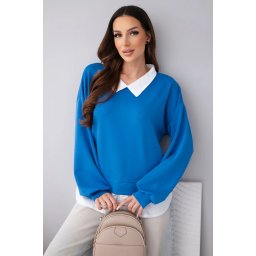 Дамски суитшърт Kesi с отделение за риза