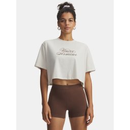 Дамска тениска Under Armour UA W SCRIPTHEART CROP SS