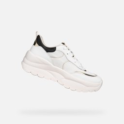 Дамски бели маратонки Geox Xtros