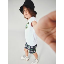 NAME IT Плувни шорти MINERCRAFT 13214028 Черен Regular Fit