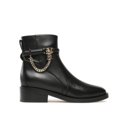 MICHAEL Michael Kors Боти Hamilton Flat Bootie 40F3HAME5L Черен