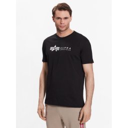 Alpha Industries Комплект тениски Alpha Label 118534 Черен Regular Fit