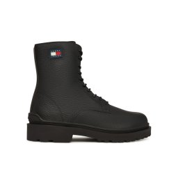 Tommy Jeans Зимни обувки Tjm Lace Up Tumbled High EM0EM01631 Черен