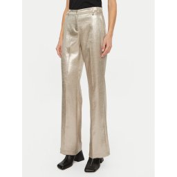 Patrizia Pepe Текстилни панталони 2P1646/A502-FF14 Златист Regular Fit