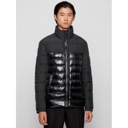 BOSS Зимно яке Cure 50446165 Черен Regular Fit