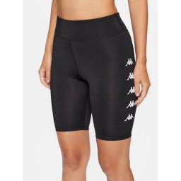 Kappa Спортни шорти 312084 Черен Skinny Fit