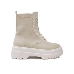 Tommy Hilfiger Туристически oбувки Feminine Essential Canvas FW0FW07357 Бежов