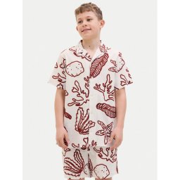 Jack & Jones Junior Риза Luke 12277298 Екрю Relaxed Fit