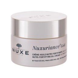 NUXE Nuxuriance Gold Nutri-Fortifying Oil-Cream регенериращ крем против бръчки за суха кожа 50 ml за жени