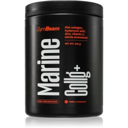 GymBeam Marine Collg+ подхранване на ставите вкус Mango Maracuja 241 гр.