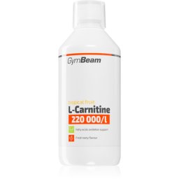 GymBeam L-Carnitine 220 000 mg/l хранителна добавка за спортисти вкус Tropical Fruit 500 мл.