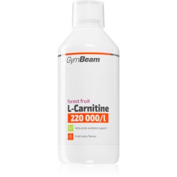 GymBeam L-Carnitine 220 000 mg/l хранителна добавка за спортисти вкус Forest Fruit 500 мл.