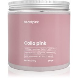 BeastPink Colla Pink прах за приготвяне на напитка с колаген вкус Grape 240 гр.