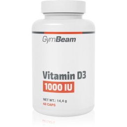 GymBeam Vitamin D3 1000 IU капсули с витамин Д 14.4 гр.