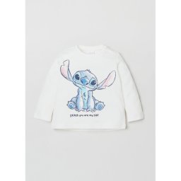 OVS Блуза DISNEY 1615077 Бял Regular Fit