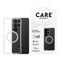 Гръб CARE by PanzerGlass за Samsung Galaxy S26 Ultra, Samba Case w. White Qi - Прозрачен
