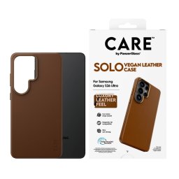 Гръб CARE by PanzerGlass за Samsung Galaxy S26 Ultra, Solo Case - Кафяв