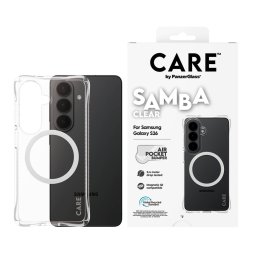 Гръб CARE by PanzerGlass за Samsung Galaxy S26, Samba Case w. White Qi - Прозрачен