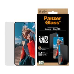 Стъклен протектор PanzerGlass за Samsung Galaxy S26 Plus, 2-Way Privacy, Ultra-Wide Fit w. EasyAligner