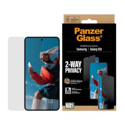 Стъклен протектор PanzerGlass за Samsung Galaxy S26, 2-Way Privacy, Ultra-Wide Fit w. EasyAligner