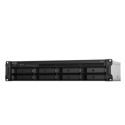 Мрежови диск (NAS) Synology RS1221+, четириядрен AMD Ryzen V1500B 2.2 GHz, без твърд диск (8x SATA 6Gb/s), 4GB DDR4, 4x 10/100/1000, 2x USB 3.2 Gen 1
