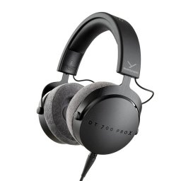 Слушалки beyerdynamic DT 700 Pro X, Jack 3.5mm, Jack 6.3mm, XLR, 48 ohms, велурени наушници, черни