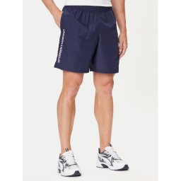 Under Armour Спортни шорти Ua Woven Wdmk Shorts 1383356-410 Тъмносин Loose Fit