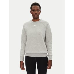 Under Armour Суитшърт Rival Fleece Crew 1379508 Сив Loose Fit
