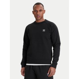 adidas Суитшърт Trefoil Essentials IY4932 Черен Regular Fit