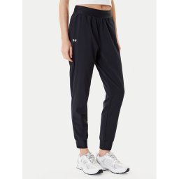 Under Armour Долнище анцуг Armoursport High Rise Wvn Pnt 1382727-001 Черен Loose Fit