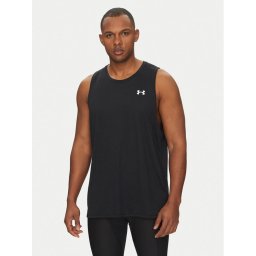 Under Armour Мъжки топ Tech 1382795 Черен Regular Fit
