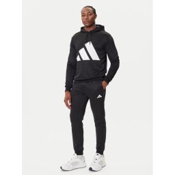 adidas Анцуг Big Logo French Terry JX5551 Черен Regular Fit