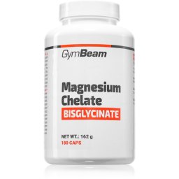 GymBeam Magnesium Chelate Bisglycinate капсули за ефективно допълване на магнезий 162 гр.