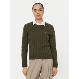 Polo Ralph Lauren Пуловер 211891640030 Зелен Regular Fit