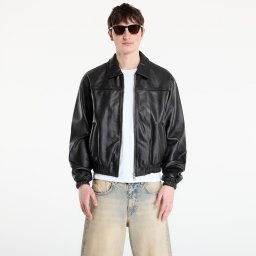 Яке Patta Leather Bomber Jacket UNISEX Black L