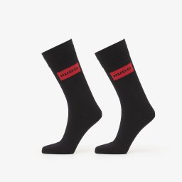 Чорапи Hugo Boss 2-Pack Rs Red Label Cc Black 40-46