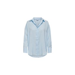 ONLY Риза Zazima 15272523 Светлосиньо Oversize