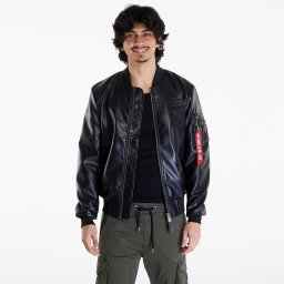 Яке Alpha Industries MA-1 VF Vegan Leather Black XXL