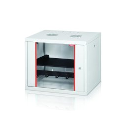Formrack 19" Wall Mounted rack 9U 555/450mm, removable locking sides, heigh