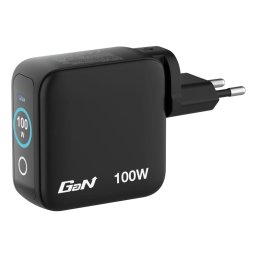 Verbatim Mini GaN Charger 100W with Display