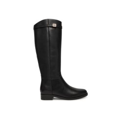 Guess Ботуши FLFZOR LEA11 Черен