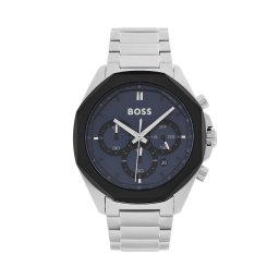 Часовник BOSS Cloud 1514015 Сребрист