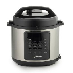 Мултикукър Gorenje GMC6SBK, 5.7 литра, 8 автоматични програми, 1000W, Инокс