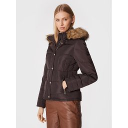 Morgan Пухено яке 222-GITAM Кафяв Regular Fit