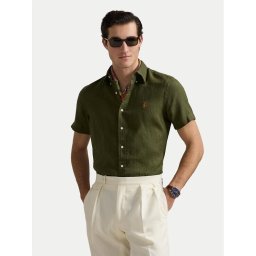 Polo Ralph Lauren Риза 710968912002 Каки Custom Fit