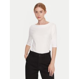Calvin Klein Блуза LV044C217G Бял Slim Fit