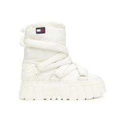 Tommy Jeans Апрески Tjw Chunky Snow Boot Nylon EN0EN02842 Бял