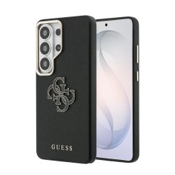 Гръб Guess за Samsung Galaxy S26 Ultra, PU, 4G Resin, Metal Logo - Черен